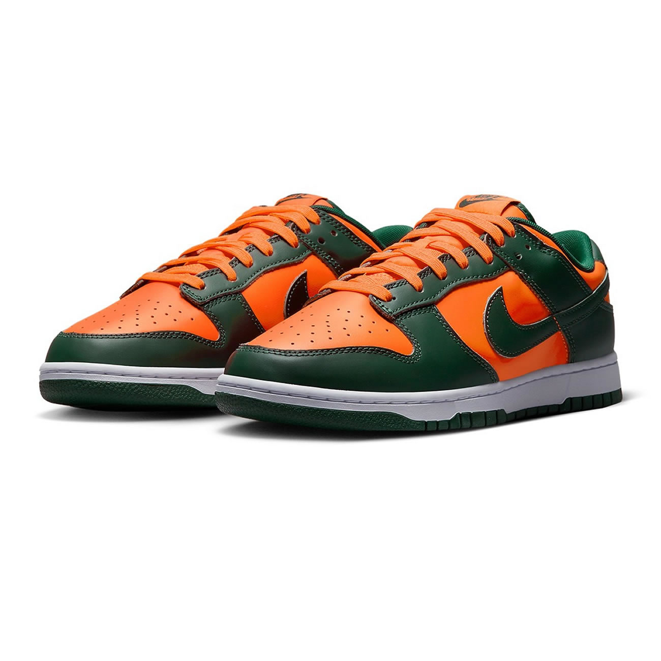 Nike Dunk Low Miami Hurricanes Dd1391 300 (3) - newkick.app